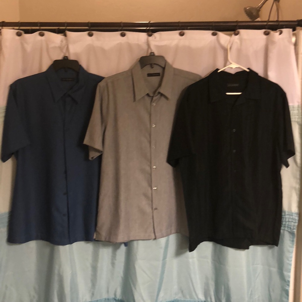 3 brand new Via Europa button down men’s tops - Picture 1 of 6